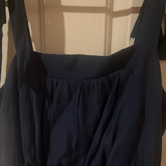 LUXOLOGY Elegant Navy Blue Women's Dress size Medium - Picture 7 of 8